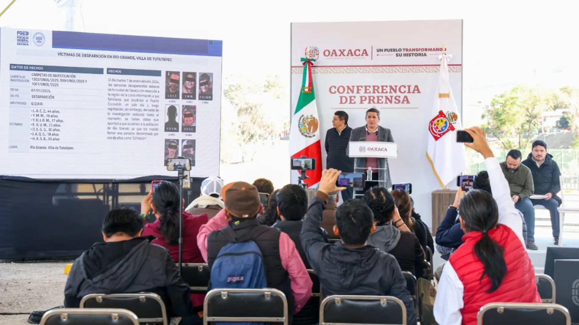 Hallan autos de personas desaparecidas en Oaxaca